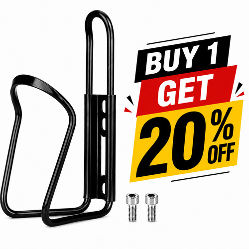 Aluminum bike bottle cage - aluminum,
